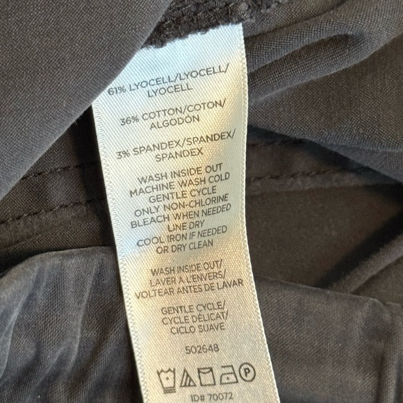 Loft Lou & gray soft pants.  Black/gray. - Picture 4 of 6